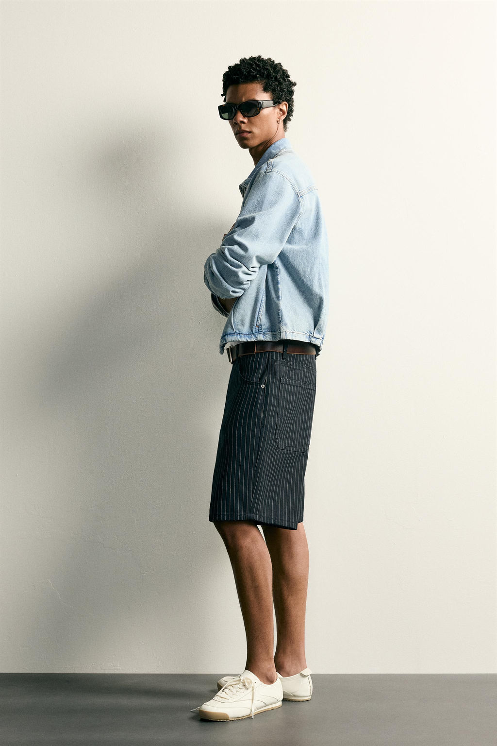 BERMUDA BAGGY FIT RAYA DIPLOM?TICA / Marino oscuro - Zara фото 4