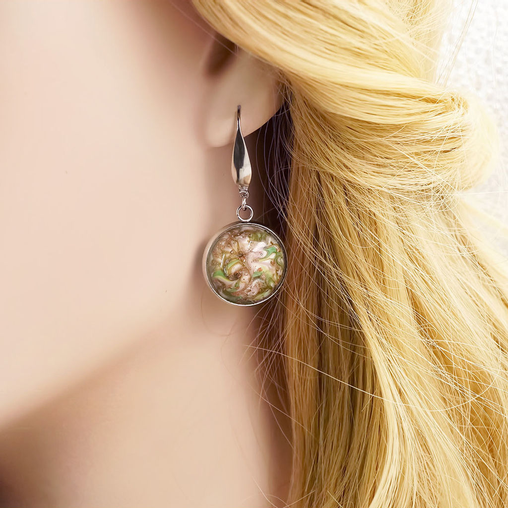 Серьги из муранского стекла SUMMER DAY LS2048 - Vloes фото 3