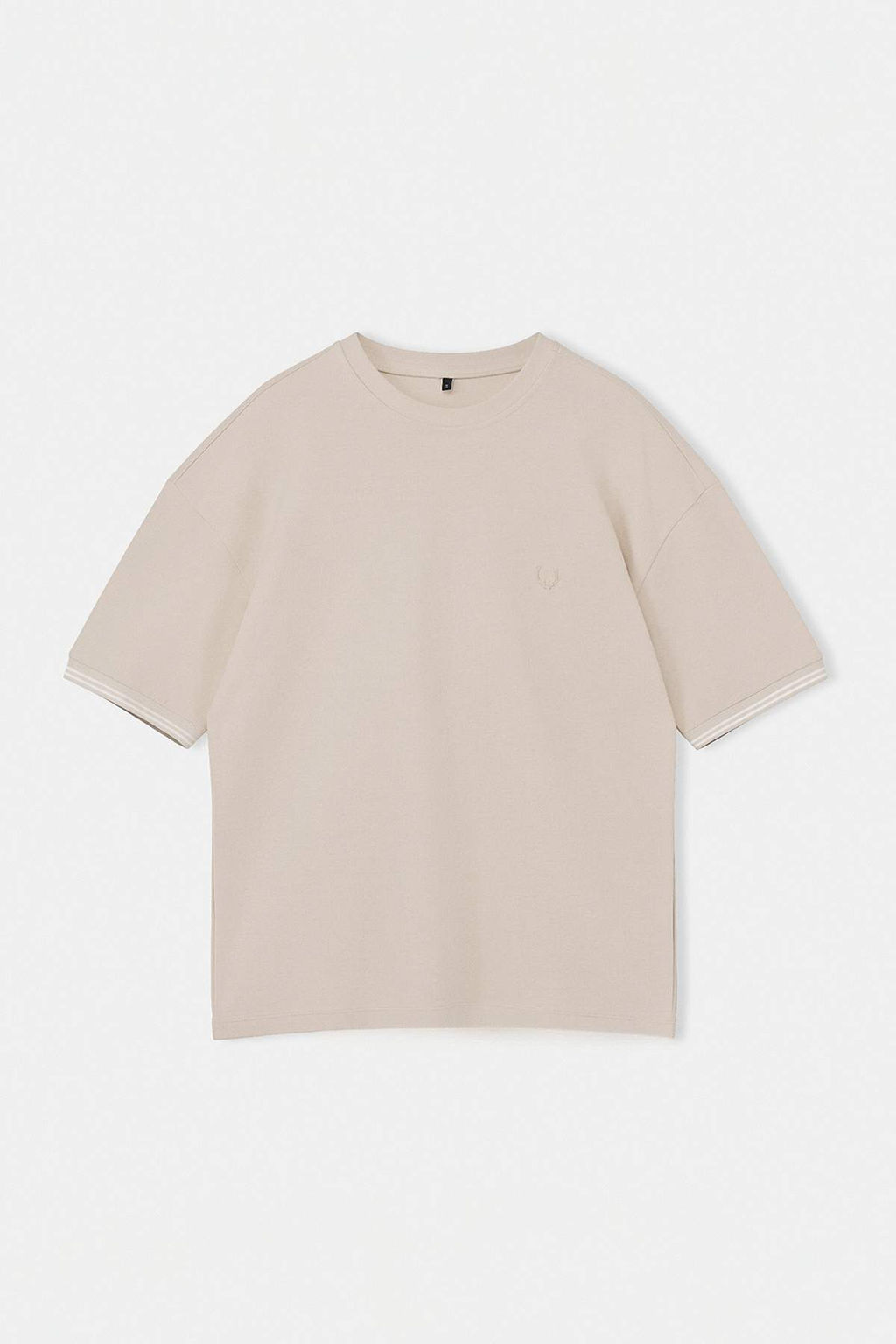 TRENDYOL MAN Lacivert Oversize/Genis Kesim Nak?sl? Triko Bant Detayl? Dokulu T-Shirt TMNSS25TS00019 - Trendyolmilla фото 7