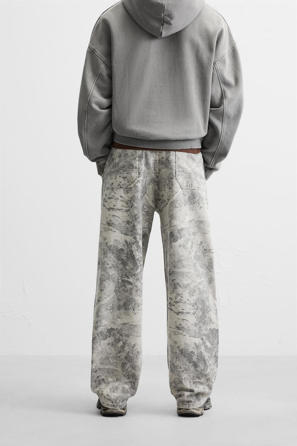 WASHED CARPENTER TROUSERS - Zara фото 3