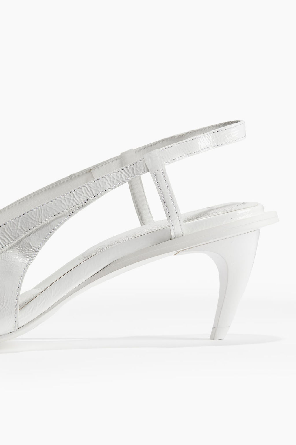 Salones destalonados de piel con tacon kitten - H&m фото 6