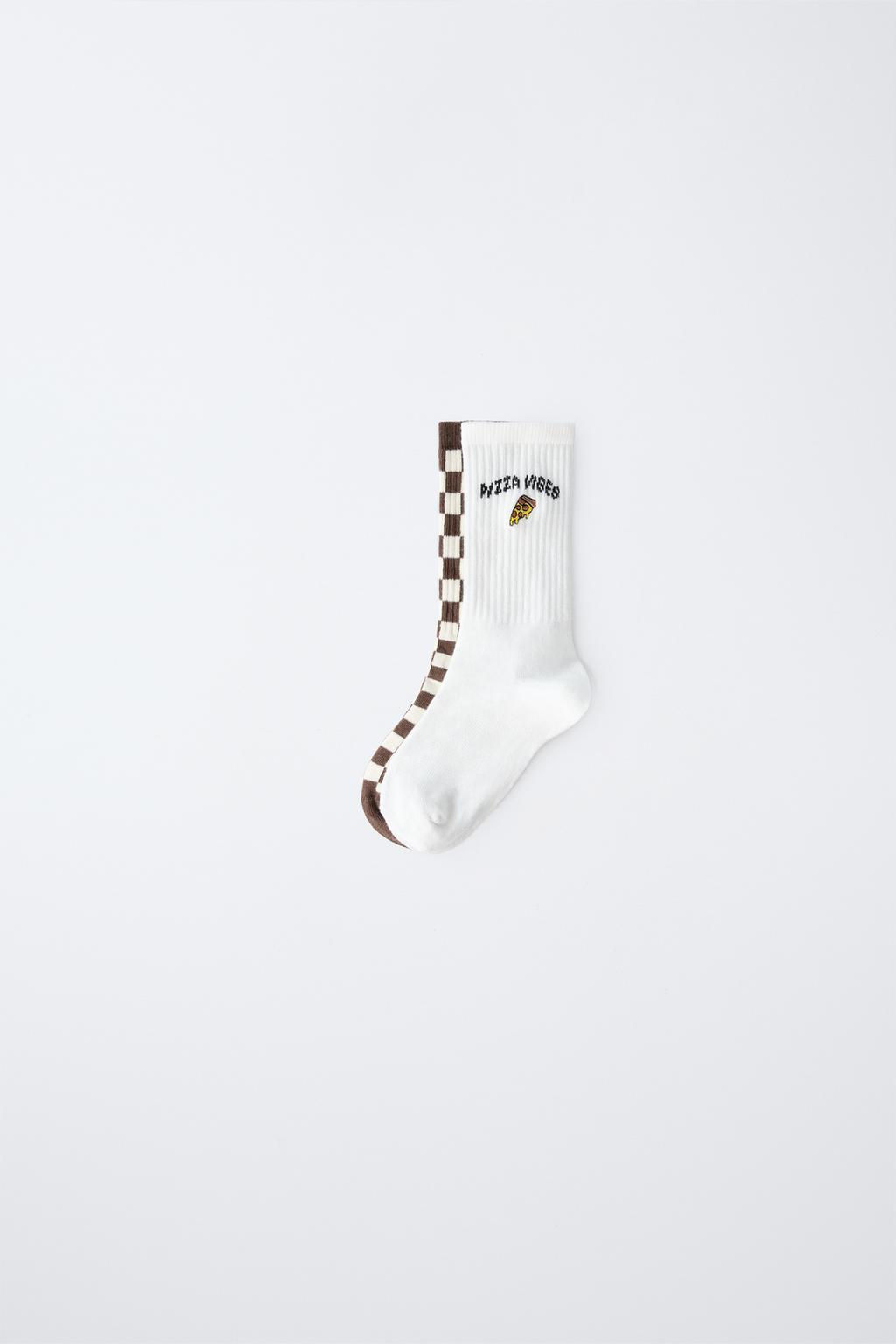 TWO-PACK OF PRINTED SOCKS