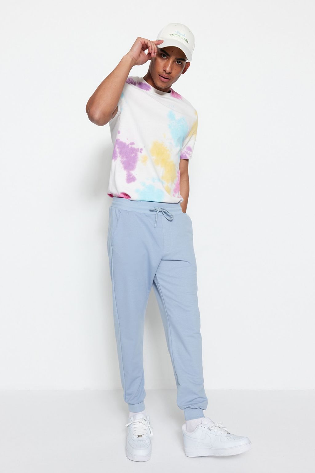 Mavi Basic Regular/Normal Kesim Lastik Paca Jogger Esofman Alt? TMNSS20EA0053