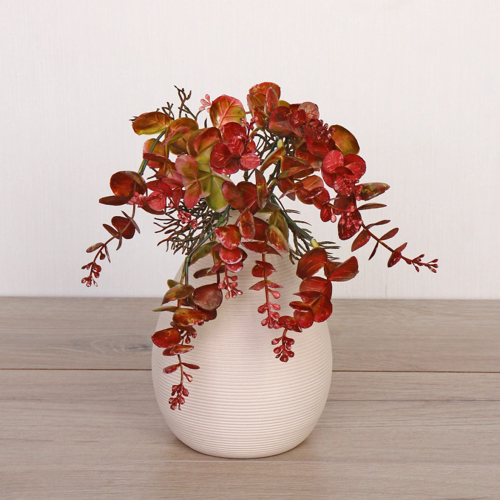 Цена за 4 шт. Искусственные цветы "Волшебство трав" 35см Эвкалипт красный