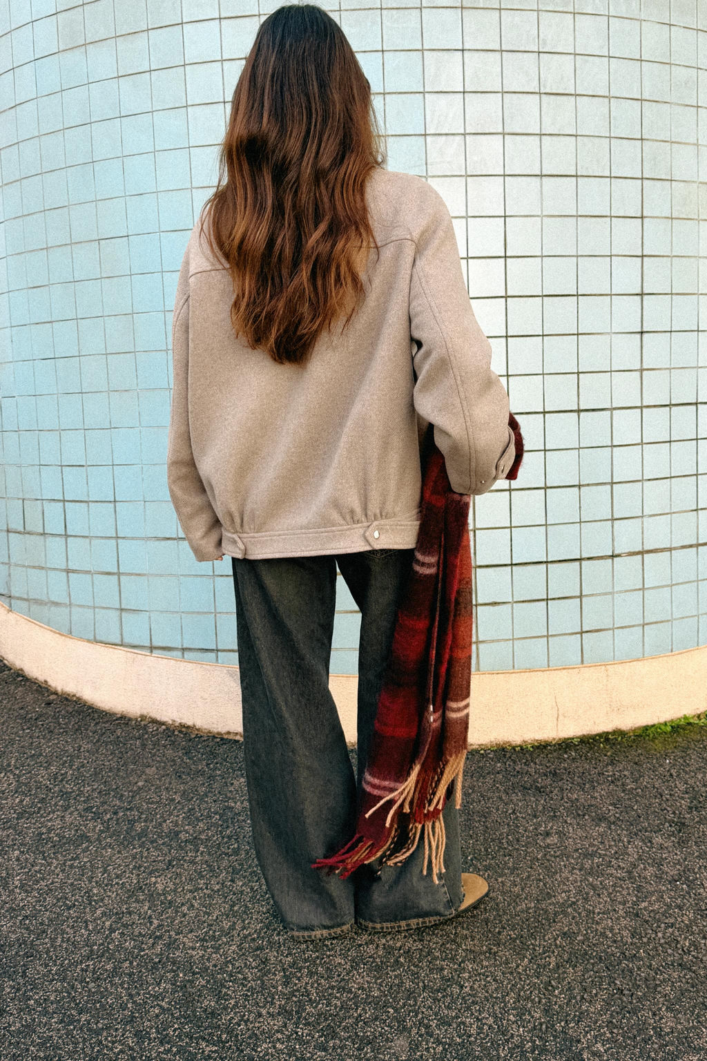 JACQUARD CHECK SCARF - Zara фото 3