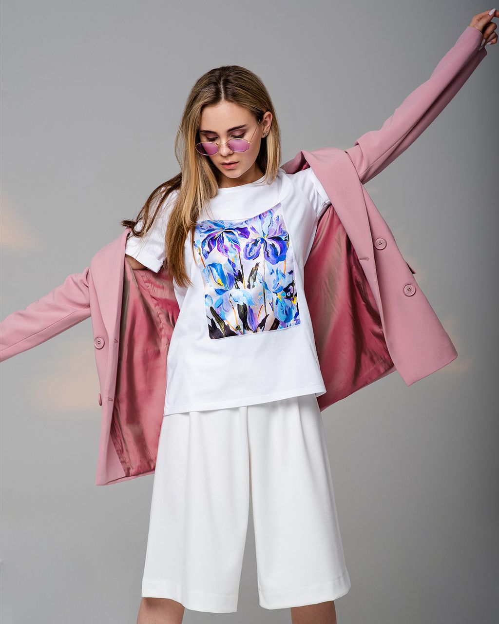 Футболка с шёлковой вставкой FSK089 - Sahar art lab фото 2