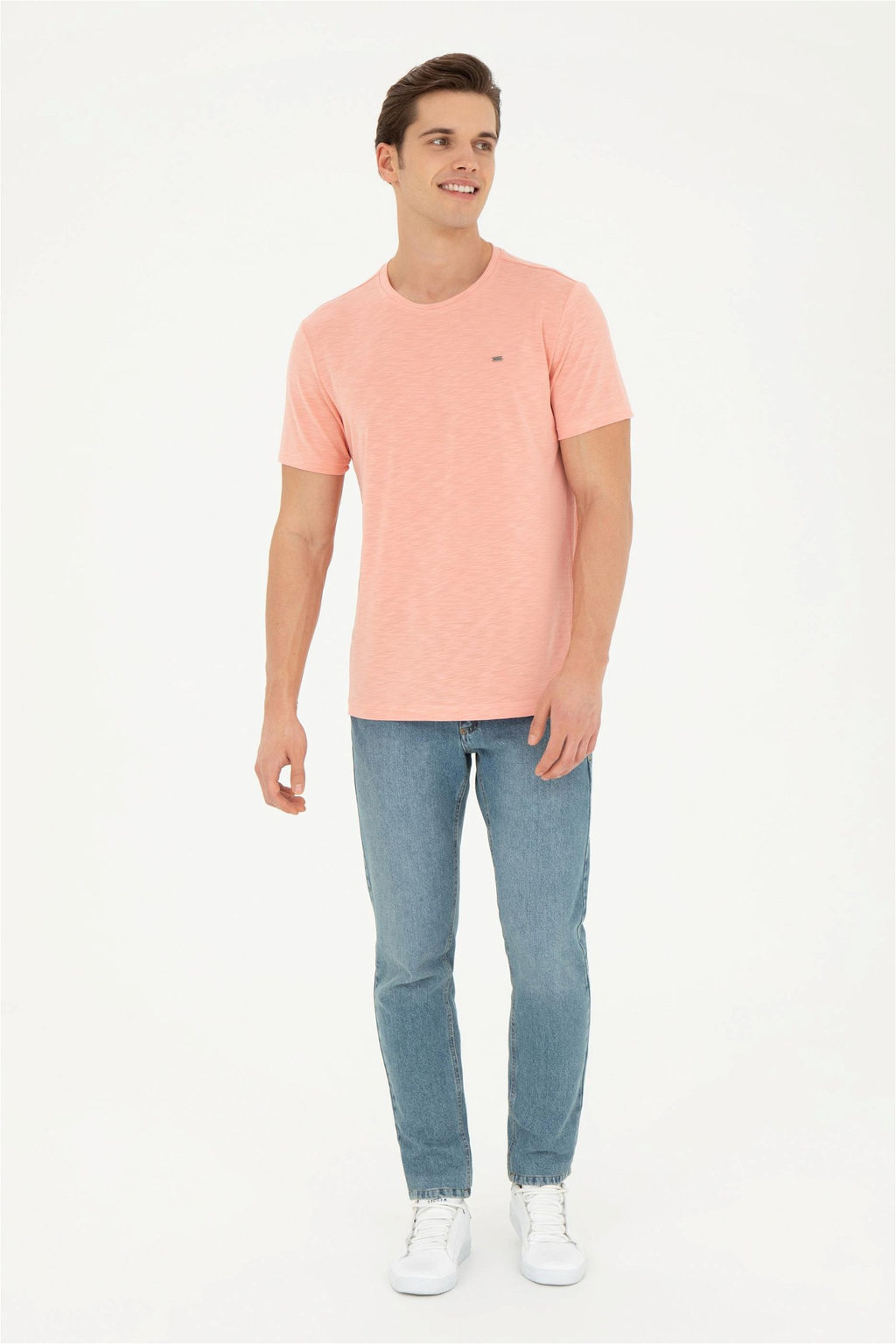 Мужская базовая футболка Salmon - U.s. polo assn фото 4