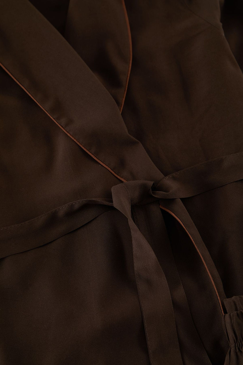 Trendyolmilla Bej Kusakl? Biye Detayl? Kruvaze Viskon Hamile Dokuma Pijama Tak?m? THMAW22PT1109  фото 34