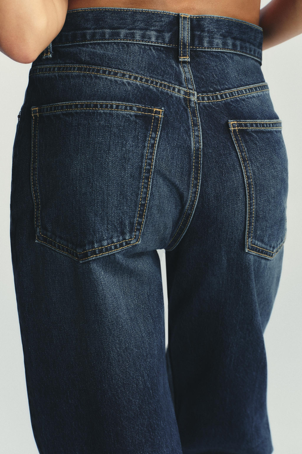 TRF WIDE-LEG HIGH-WAIST FULL LENGTH JEANS - Zara фото 21