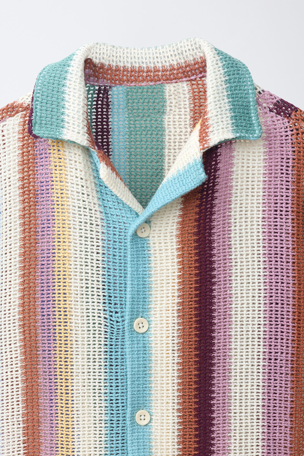 CAMISA CROCHET RAYAS / rayas