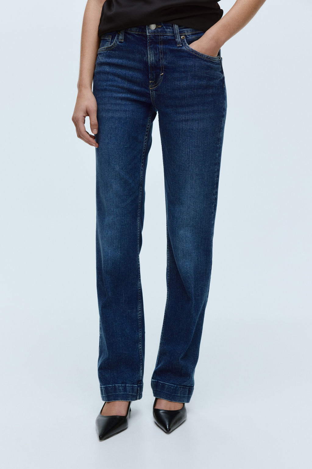 Bootcut Regular Jeans - H&m фото 9