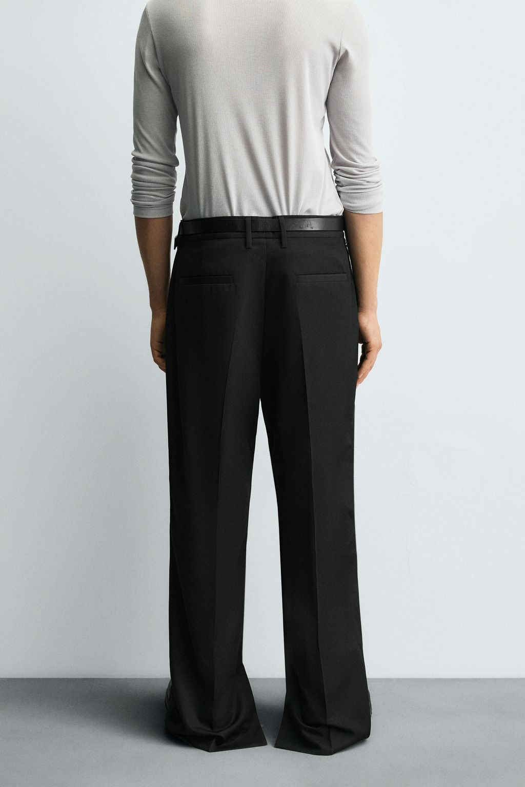 STRAIGHT-LEG TROUSERS WITH VENTS - Zara фото 3
