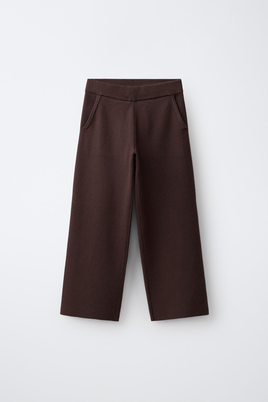 PANTAL?N PUNTO WIDE LEG / Marr?n - Zara фото 2