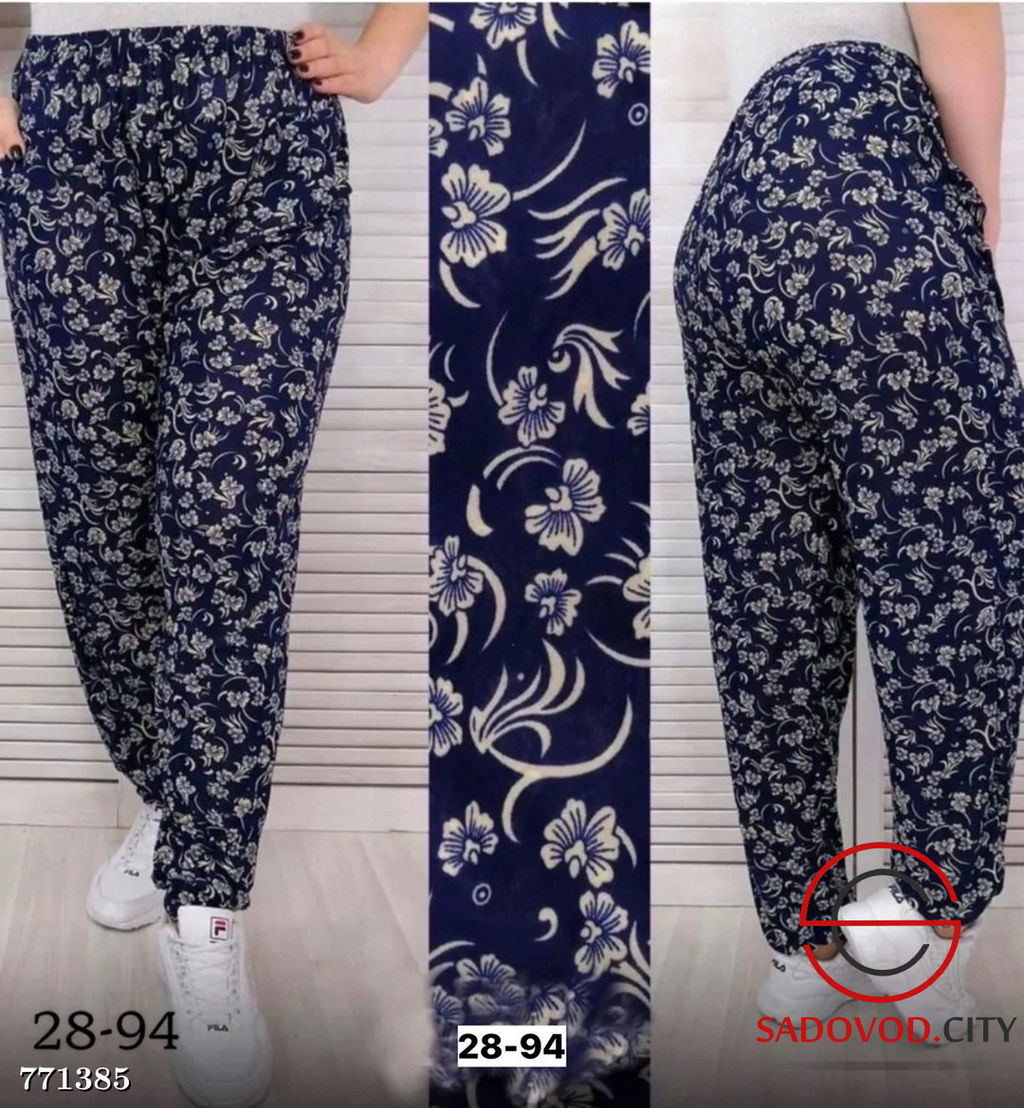 Женские брюки в цветочек - Bruno фото 6
