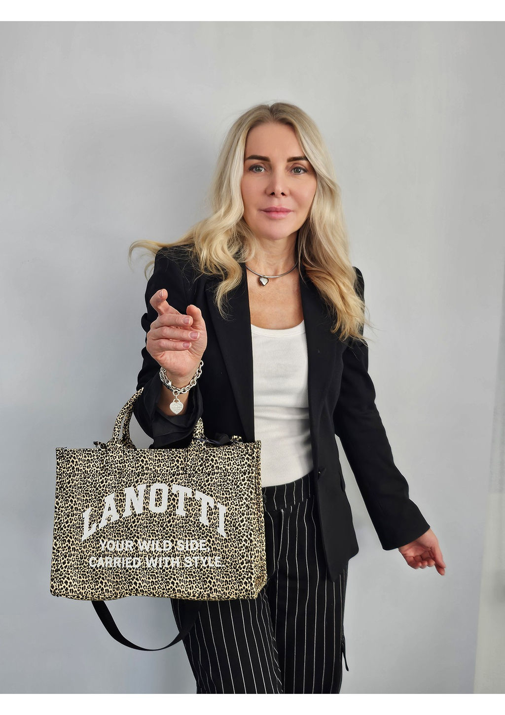 Сумка Lanotti WILD SIDE 2504-2/бежевый леопард