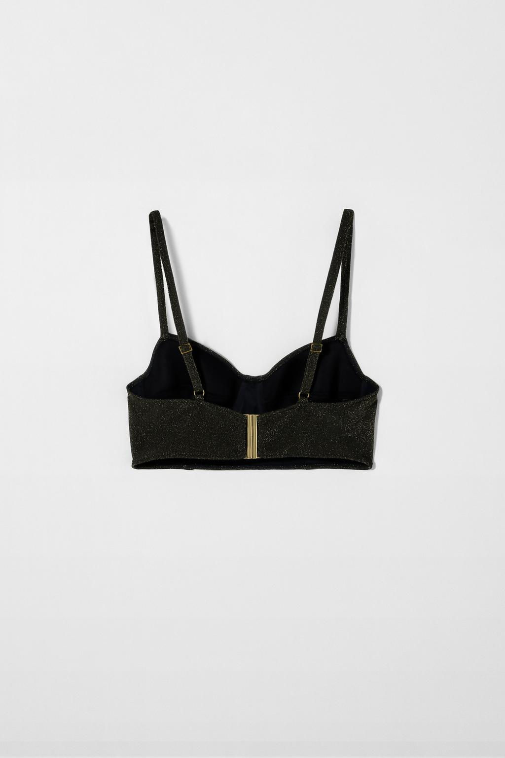 SPARKLY BIKINI TOP KATE MOSS X ZARA  фото 3