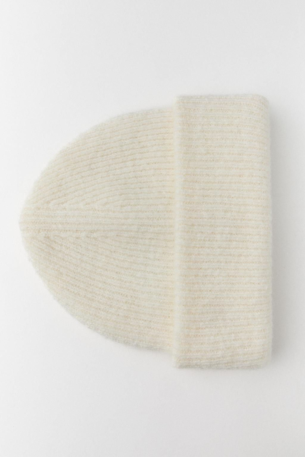 TURN-UP KNIT BEANIE - Zara фото 13