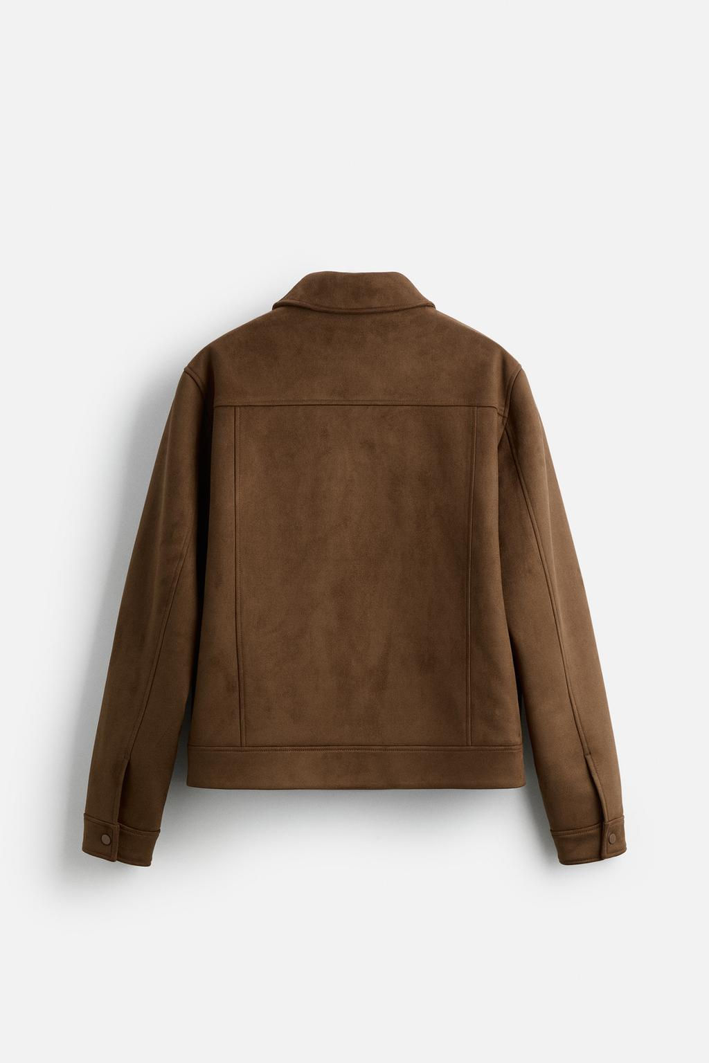 FAUX SUEDE JACKET - Zara фото 25