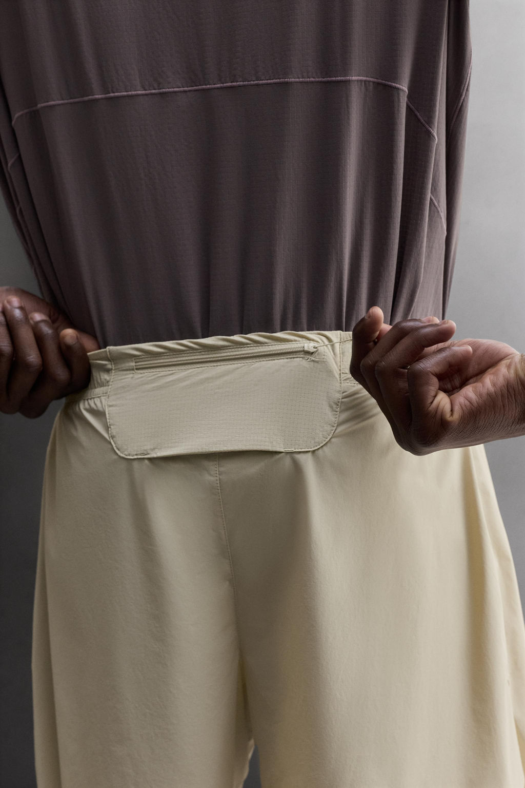 PANTALONES CORTOS RUNNING 2 EN 1 / Morado - Zara фото 5