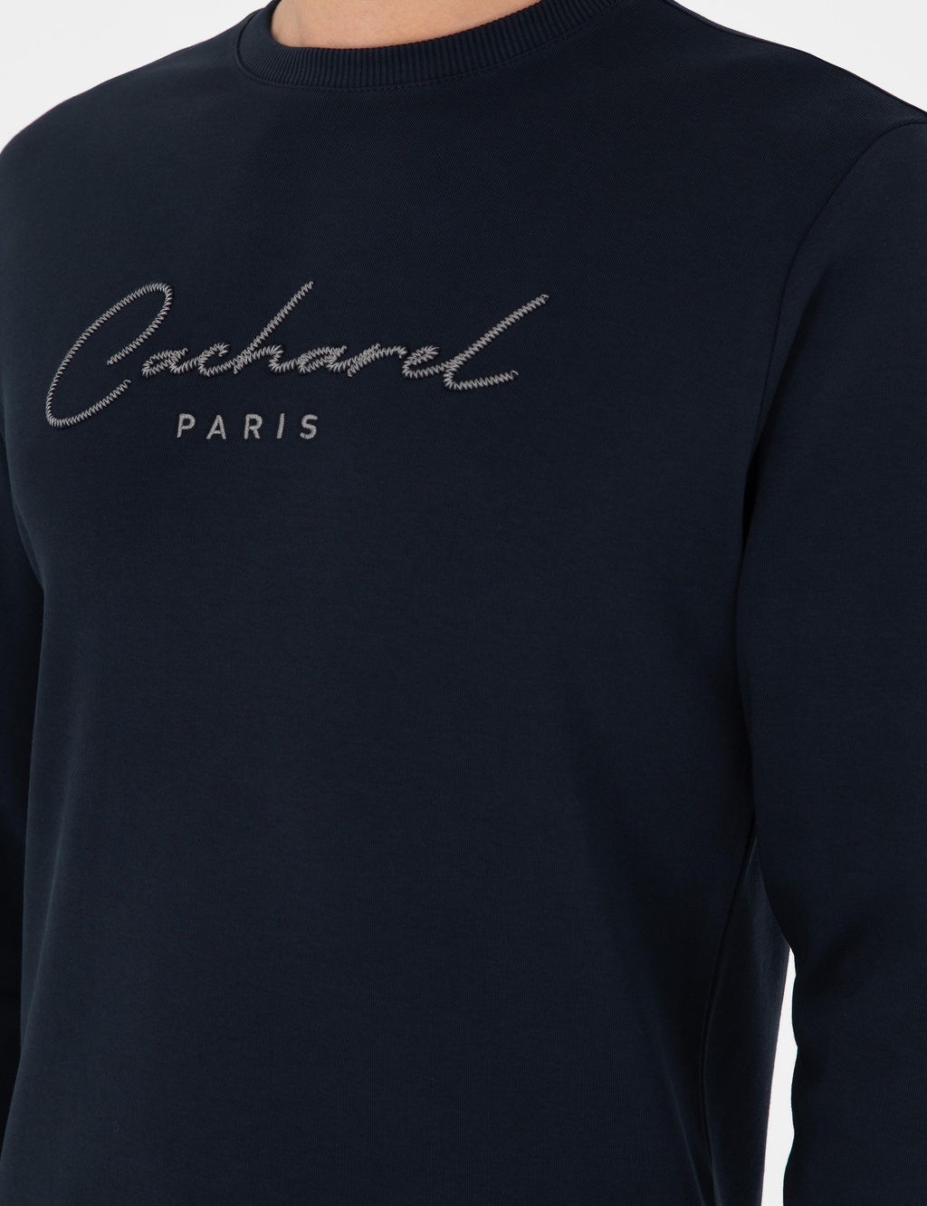 Темно-синий свитшот стандартного кроя - Cacharel фото 7