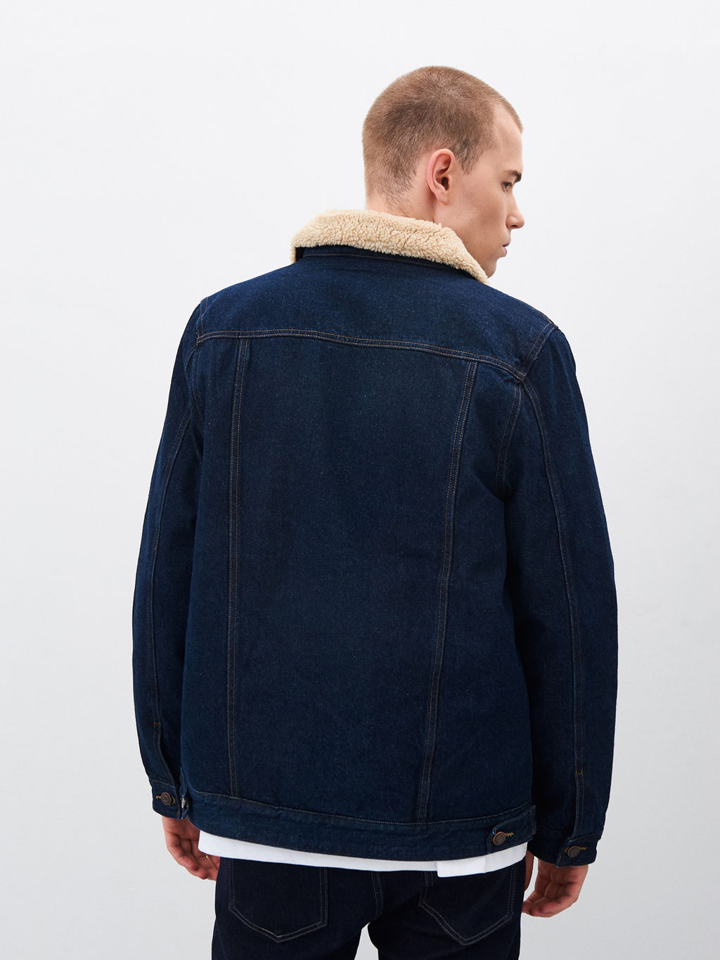 Мужская джинсовая куртка - Mossmore фото 6