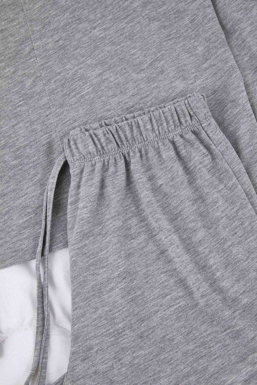 Gri Melanj Pamuklu Orme Pijama Tak?m? THMAW26PT00227 - Trendyolmilla фото 6