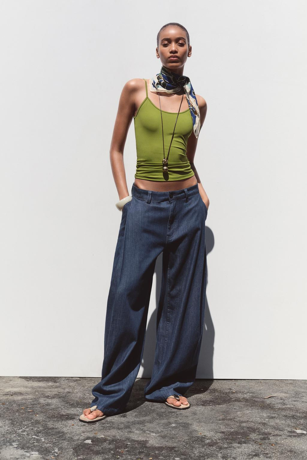POLYAMIDE TOP WITH THIN STRAPS