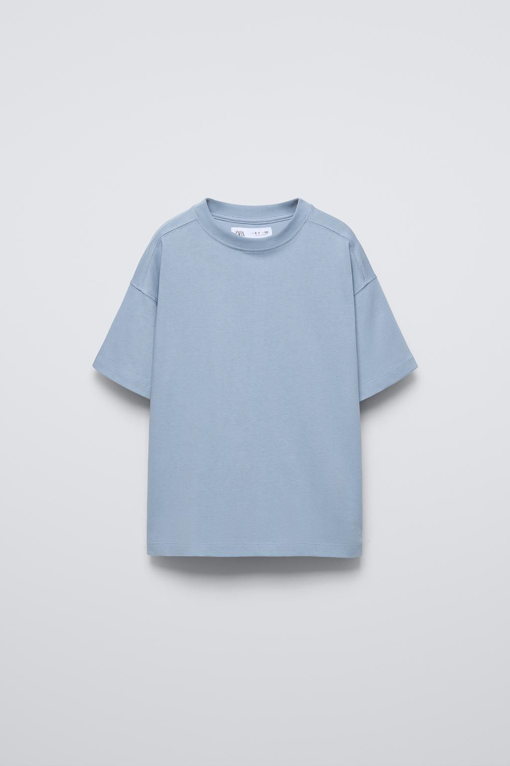PLAIN MEDIUM WEIGHT T-SHIRT - Zara фото 11
