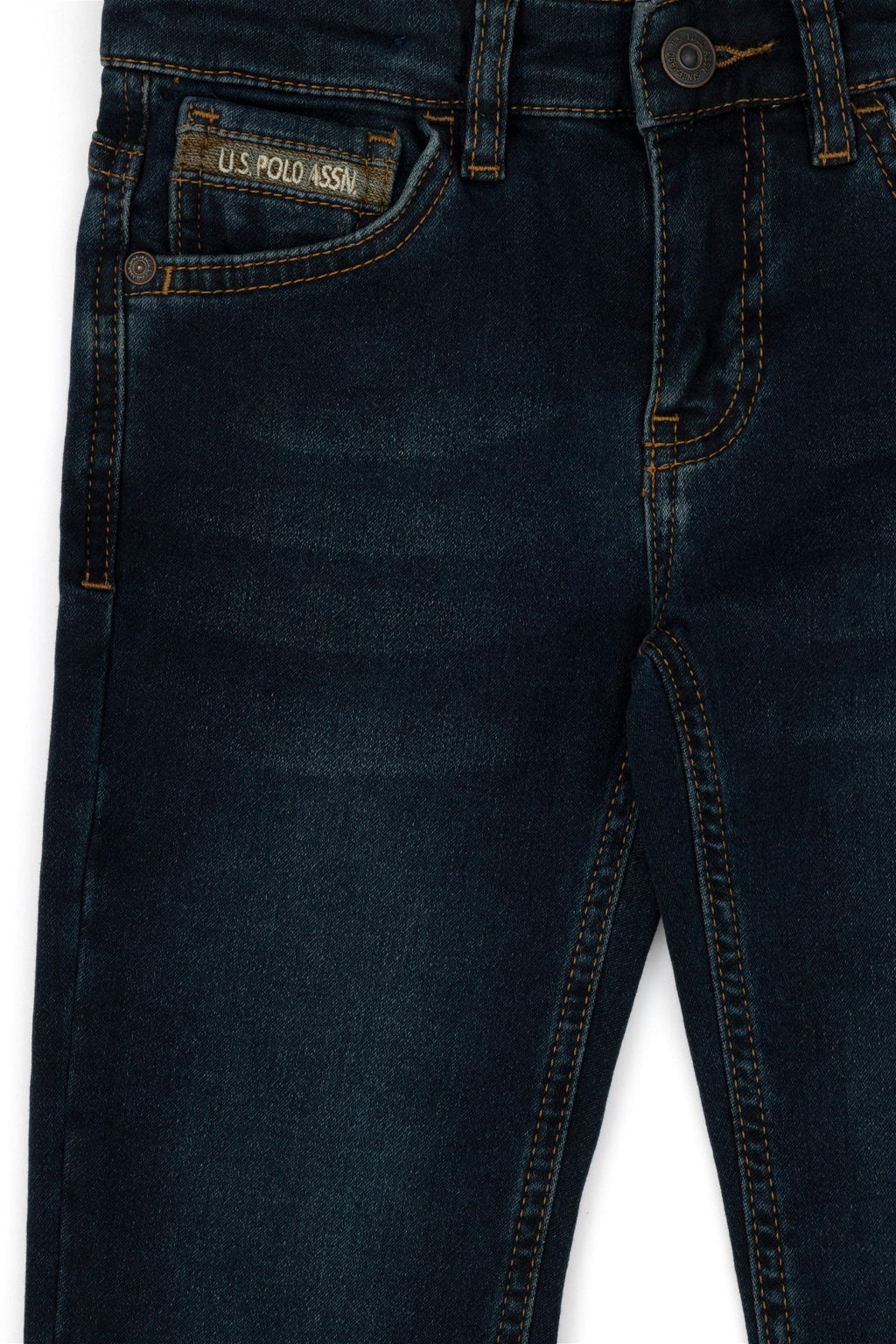 Темно-синие джинсовые брюки для мальчика Неожиданная скидка в корзине - U.s. polo assn фото 4