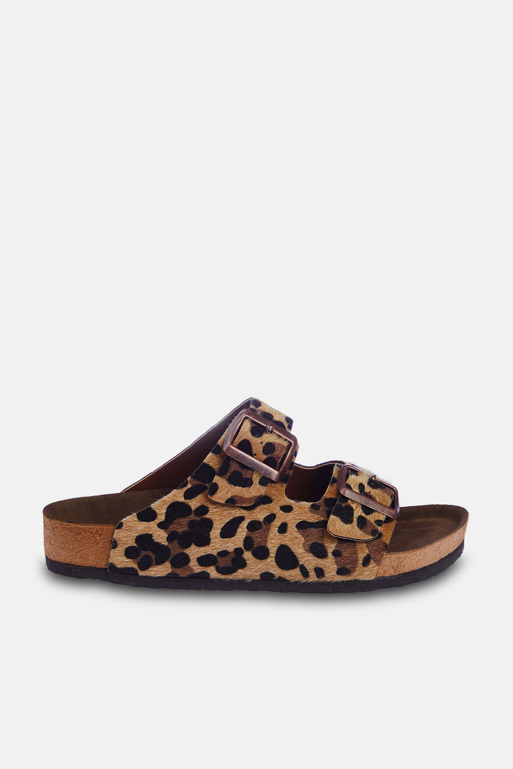 Trendyol Shoes Cok Renkli Leopar Desenli Kahverengi Cift Tokal? Kad?n Terlik TAKSS24TE00004 - Trendyolmilla фото 15