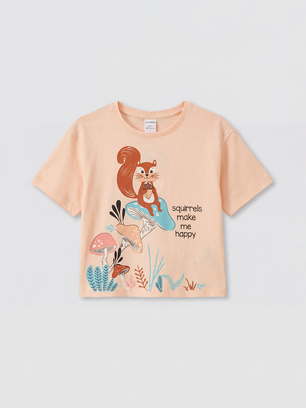 Bask?l? K?z ?ocuk ?ortlu Pijama Tak?m?