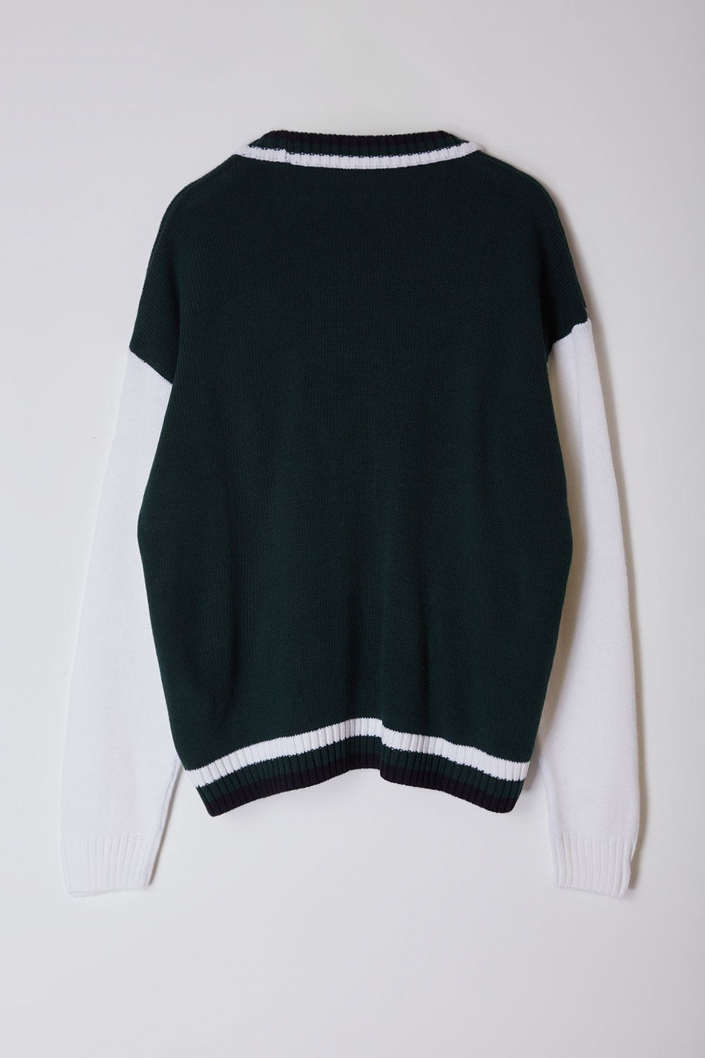 Yesil FL Erkek Regular V Yaka Duz Triko H?rka TMNAW25HI00003