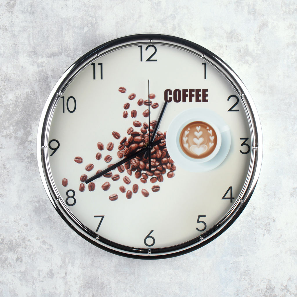 Цена за 1 шт. Часы настенные 35 см / 5600 /уп 12/ - Галеонтрейд фото 3