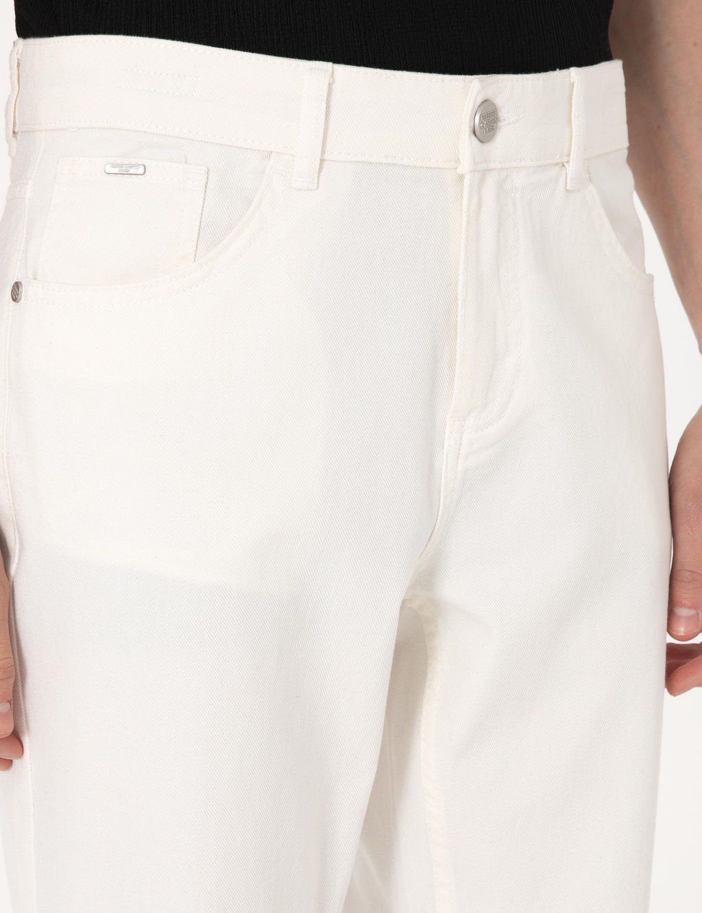 Ekru Jean Pantolon