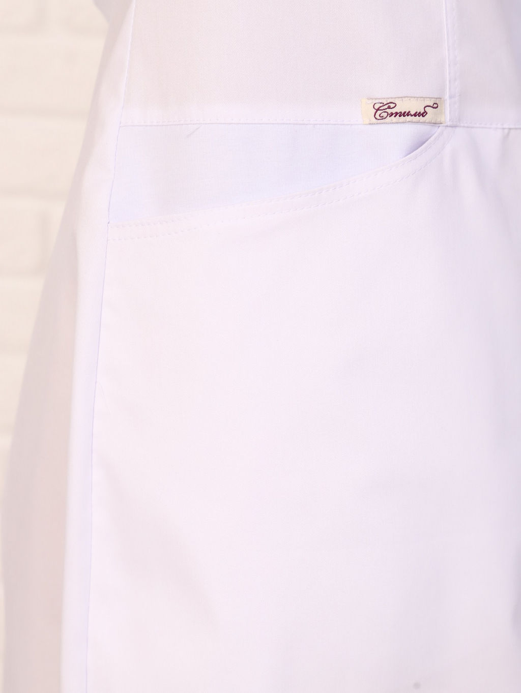 Халат женский 186 СVC. Цвет: белый - Стильб фото 5