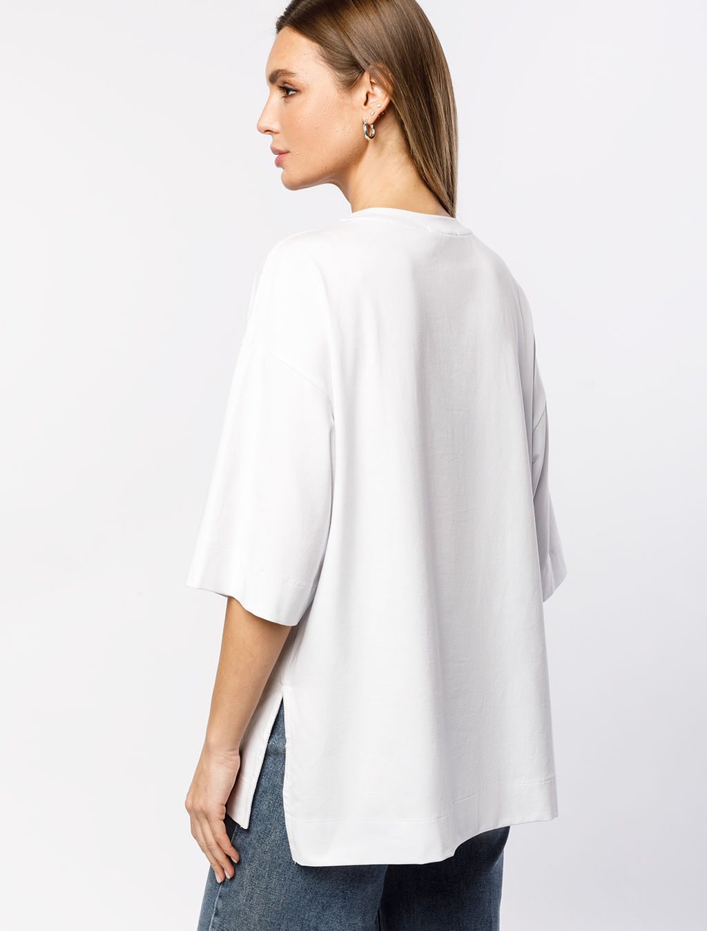 VILATTE / Футболка свободного кроя с авторским принтом  фото 4