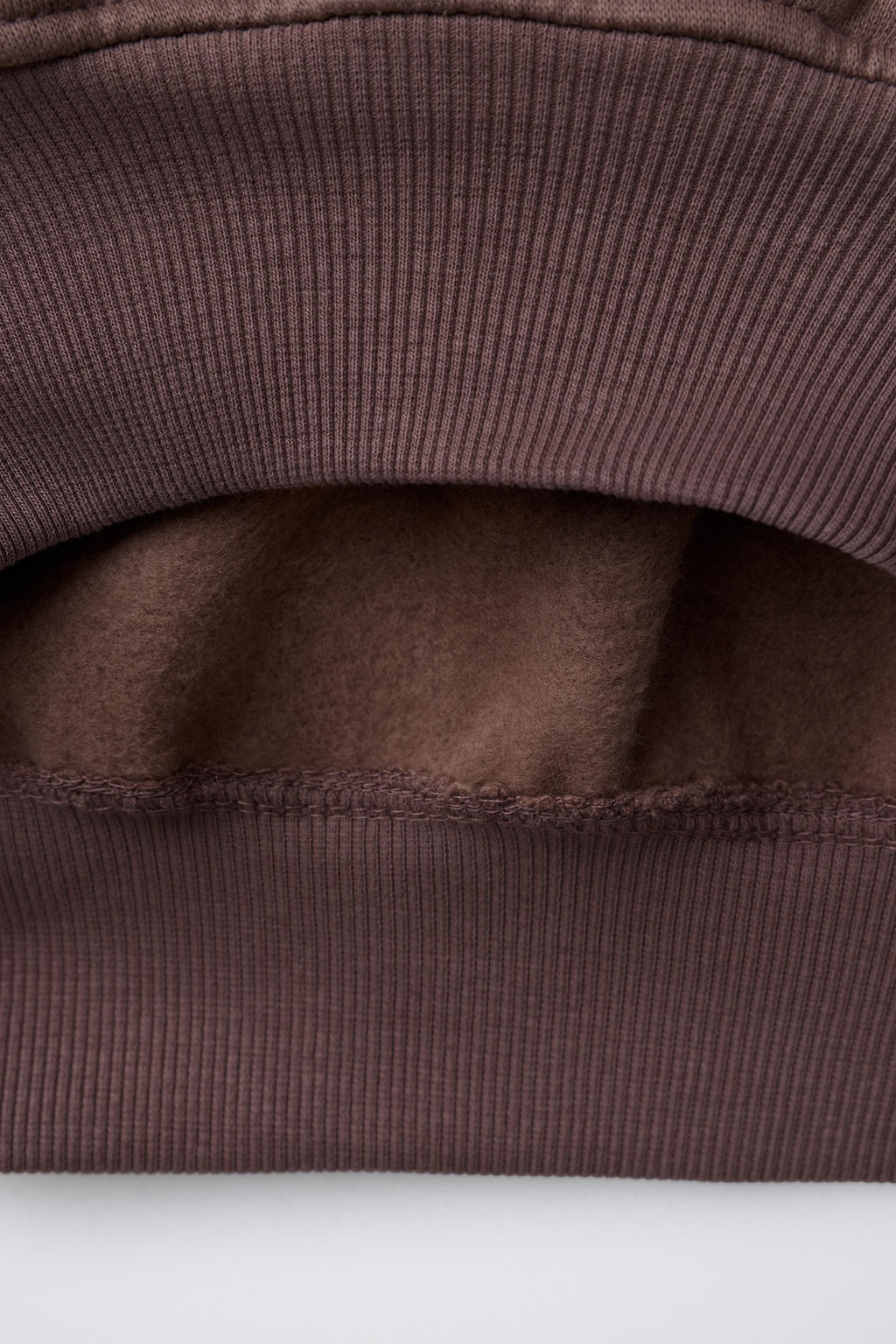 SUDADERA CAPUCHA TEXTOS / Marr?n - Zara фото 6