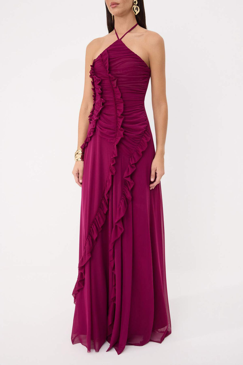 Prom Murdum F?rf?rl? Tul Astarl? Maxi Abiye & Mezuniyet Elbisesi TPRSS26AE00134 - Trendyolmilla фото 3