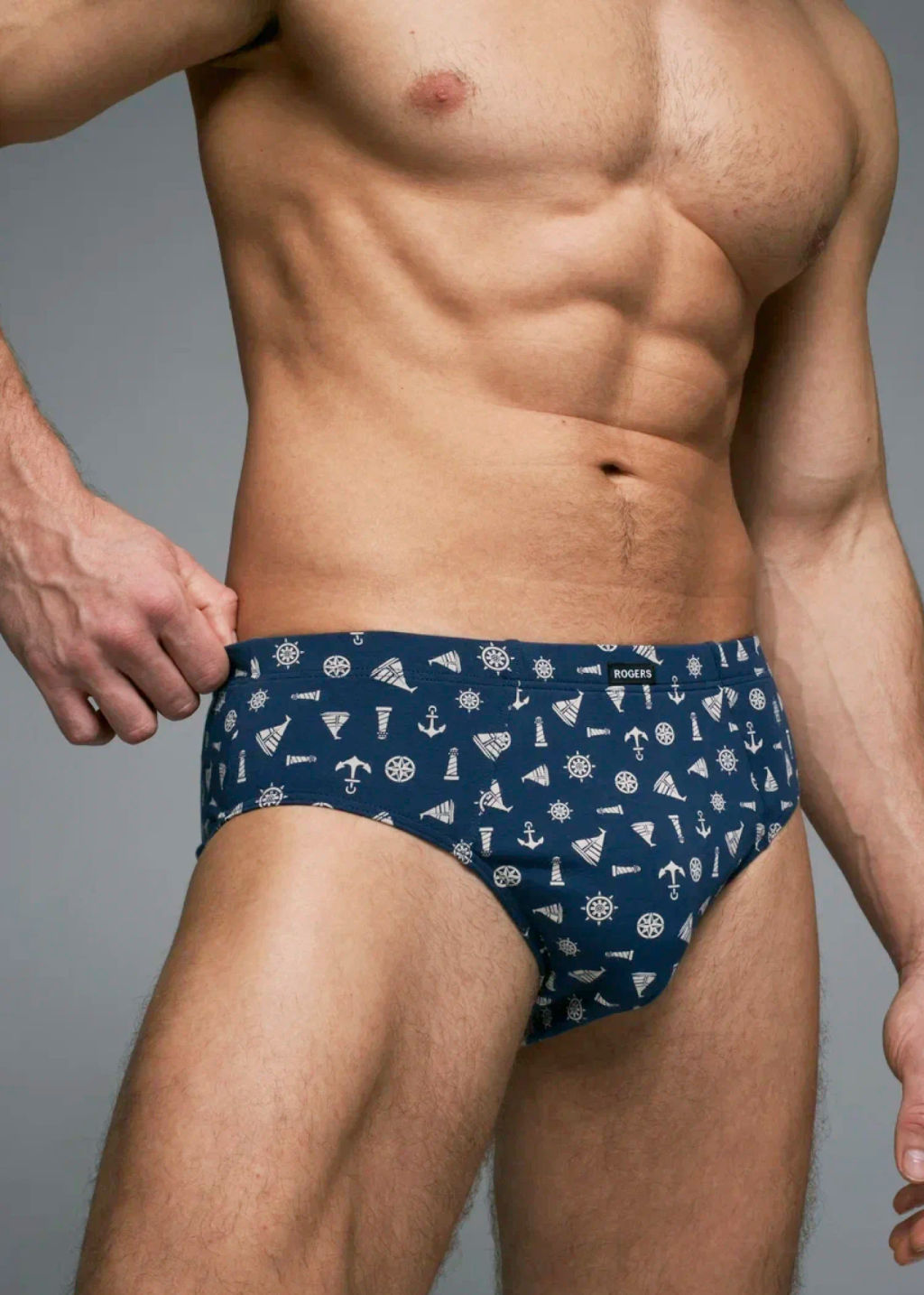Трусы мужские слипы Rogers 508-69 хлопок, эластан размеры M, L, XL, 2XL