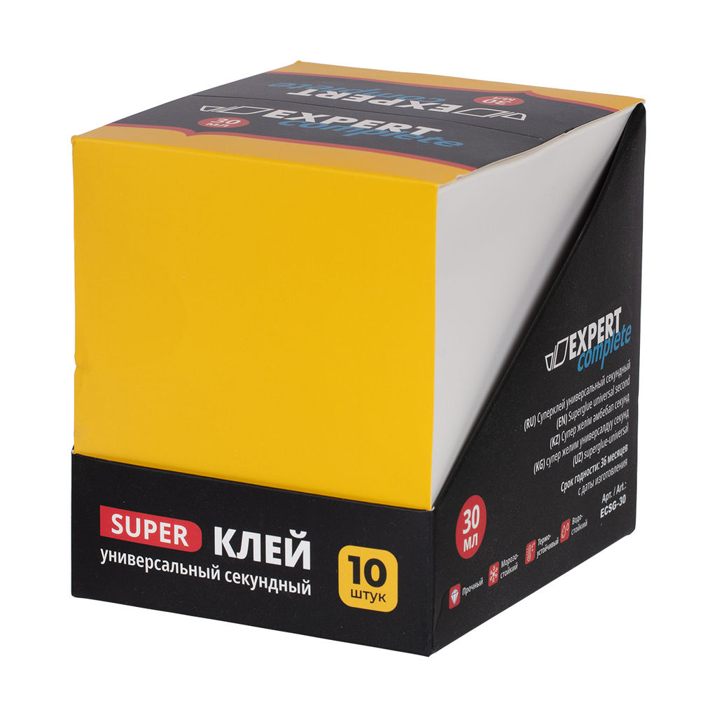 Expert Complete Premier Супер клей 10 шт х 30 г ECSG-30 фото 3