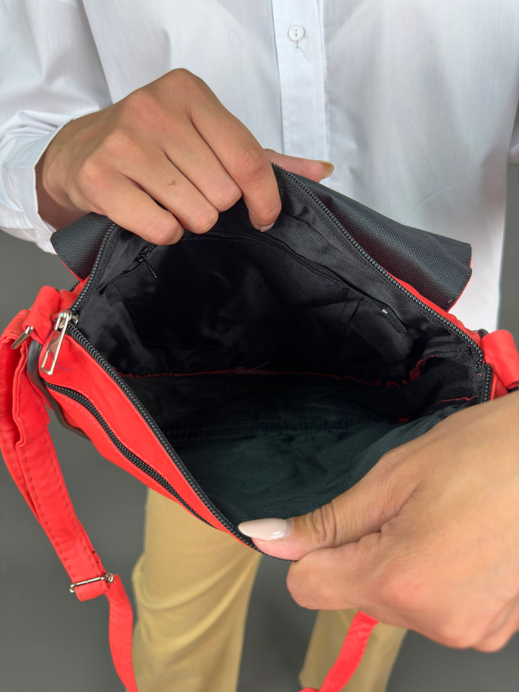 Сумка женская из телячьей кожи