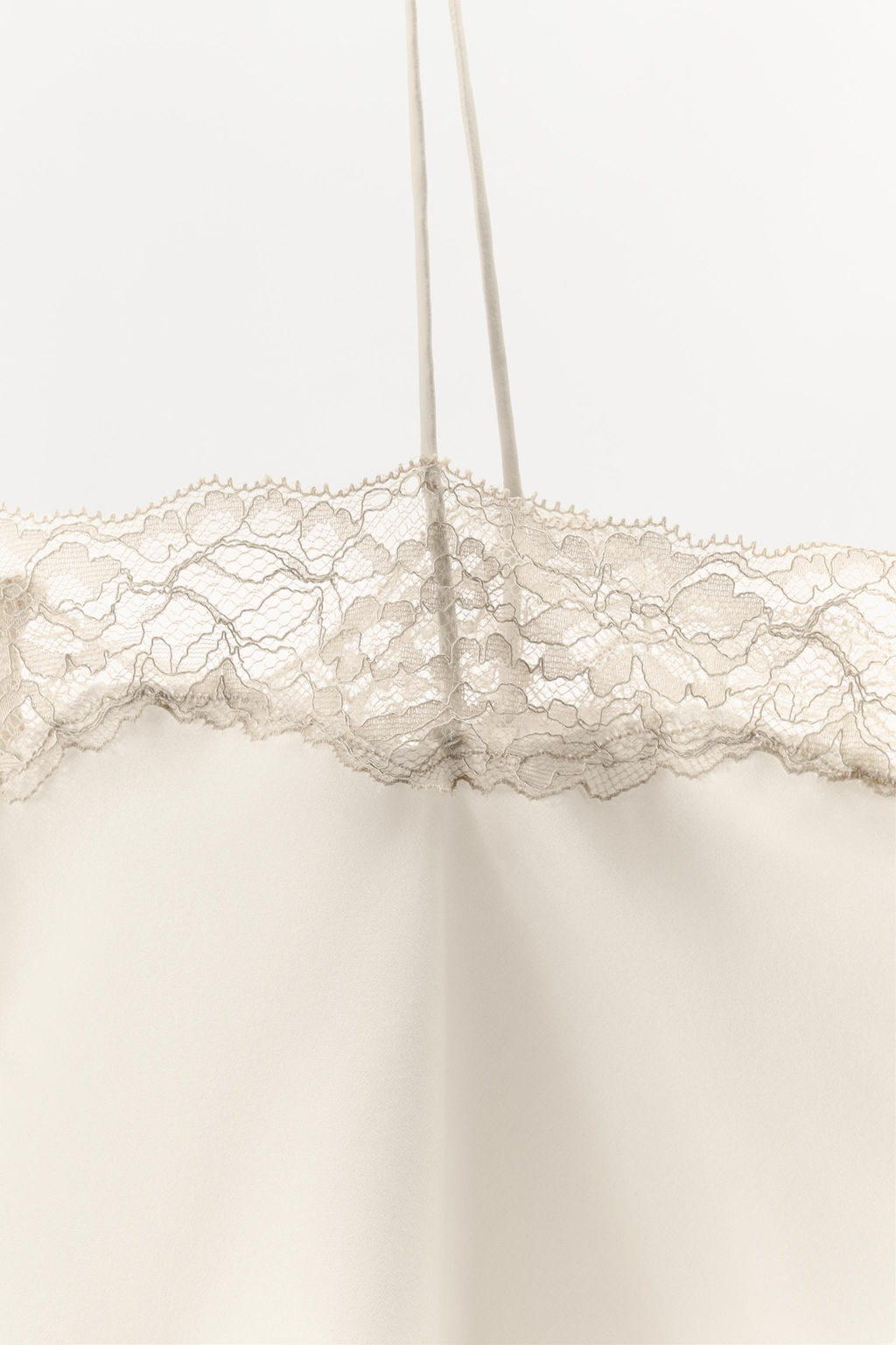 LACE SILK CAMISOLE TOP - Zara фото 6
