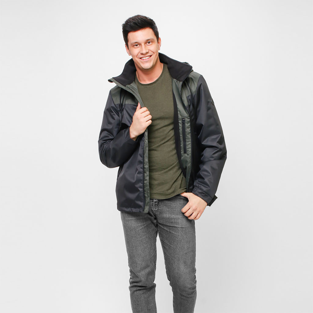 Куртка мужская осень/весна М-246 Хаки/Чёрный - Rodos фото 20