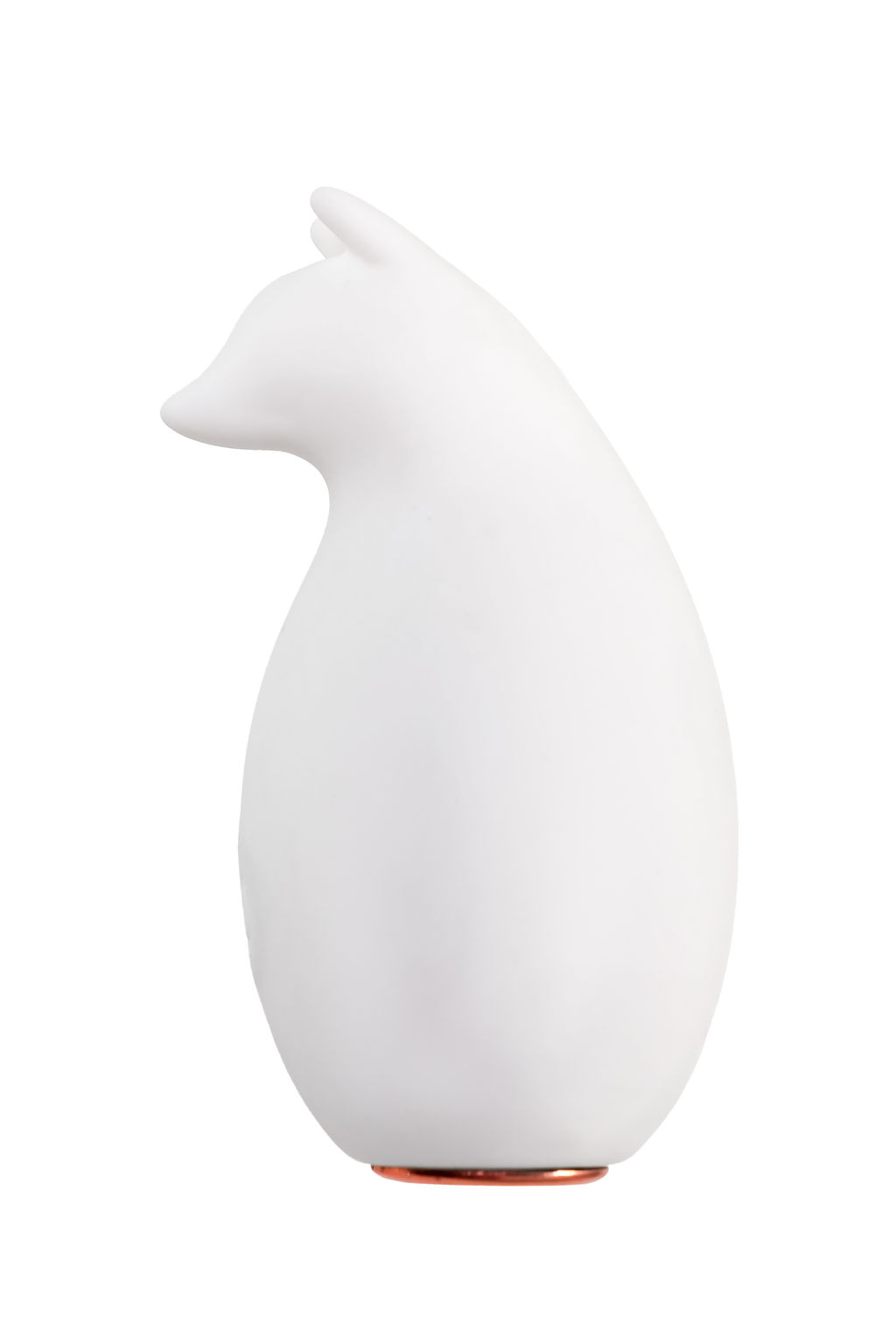 Вибратор Штучки-Дрючки, Mr. Bear, белый, силикон, 7,5 см  фото 4