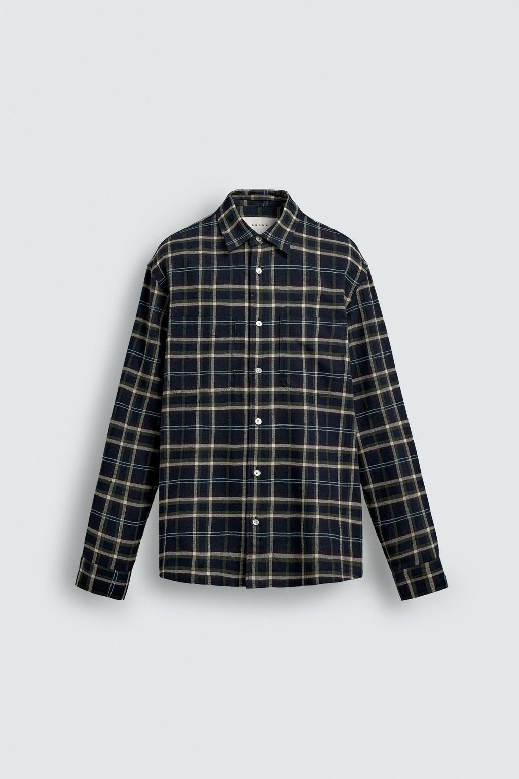 CHECK FLANNEL SHIRT - Zara фото 15