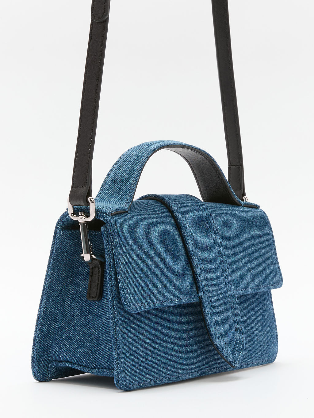 Женская сумка с ручками из денима TENDANCE Артикул 4248403, синий  фото 2