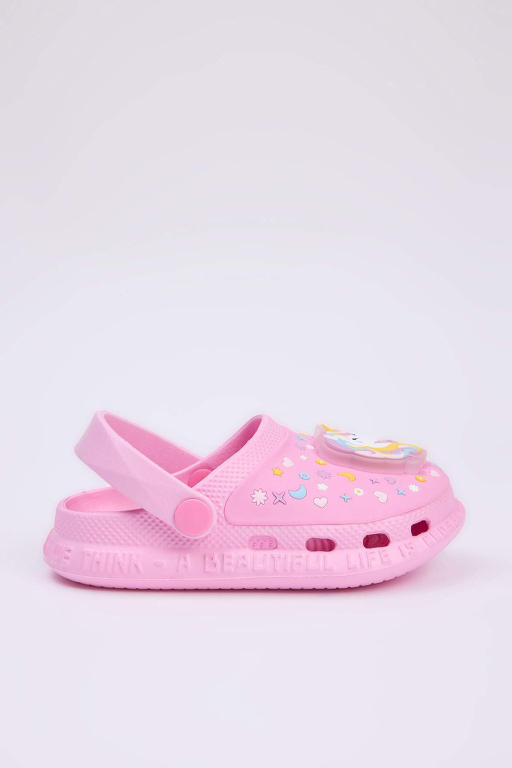 Pembe Is?kl? Onu Kapal? Unicorn Figur Detayl? K?z Cocuk Kids Sandalet Terlik TAKSS25TE00051 - Trendyolmilla фото 4