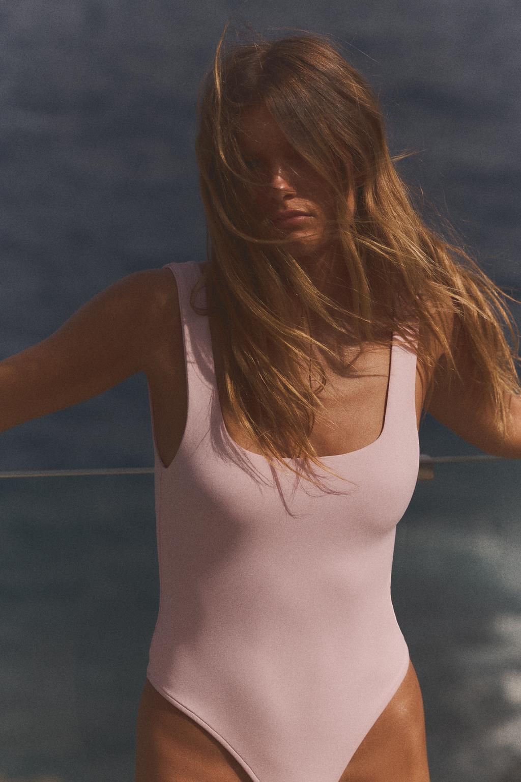 POLYAMIDE STRAPPY BODYSUIT - Zara фото 2