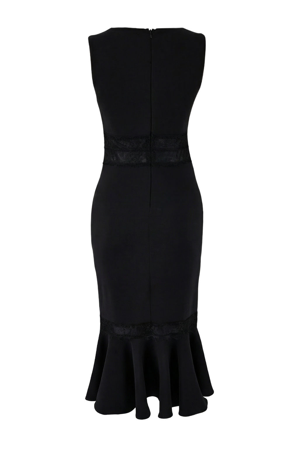 Siyah Dantel Detayl? Dokuma Midi Astars?z S?k/Gece Elbise TPRSS26EL00014 - Trendyolmilla фото 12