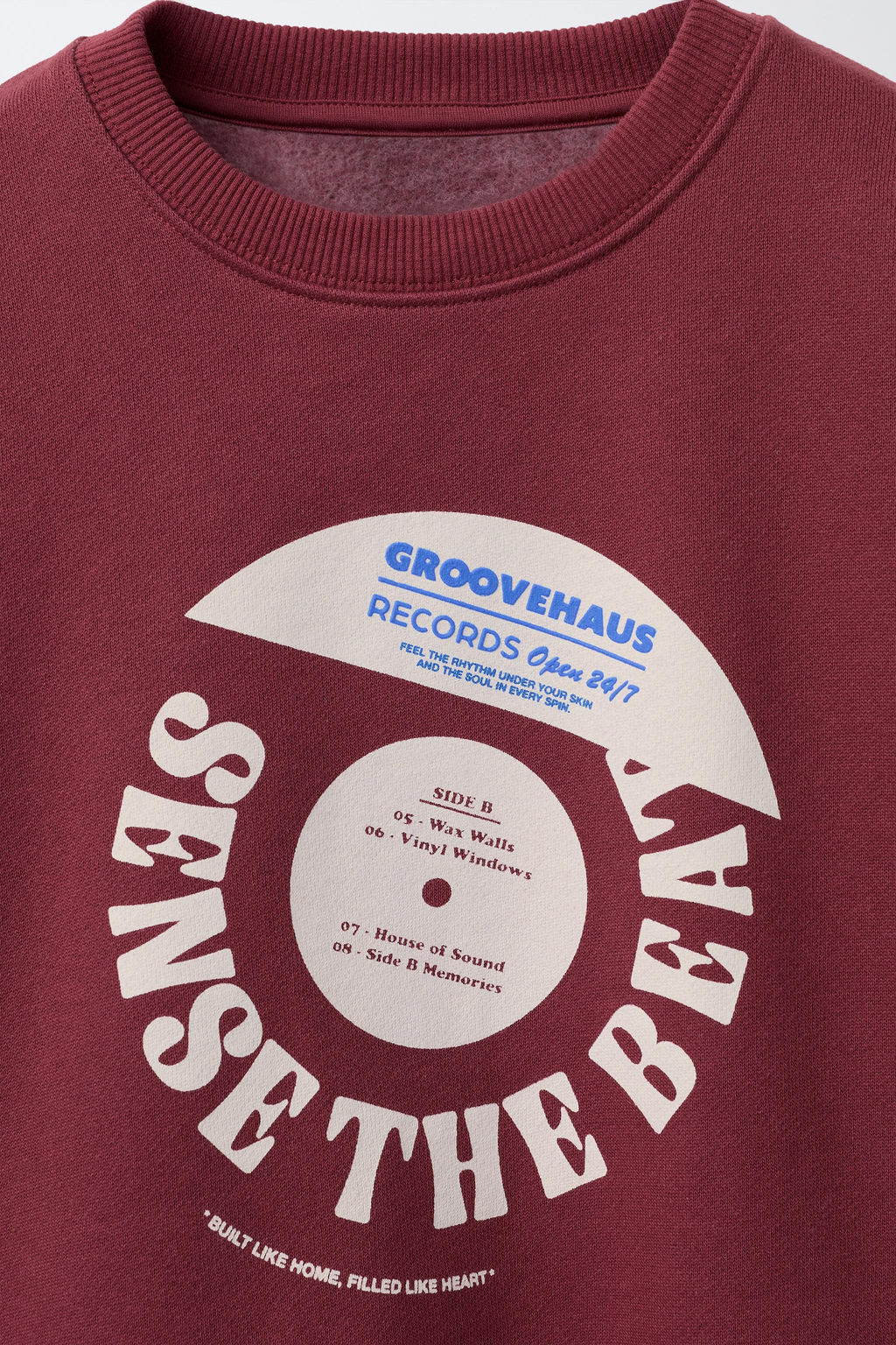 VINYL PRINT SWEATSHIRT - Zara фото 3